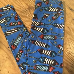 Lularoe OS firework leggings